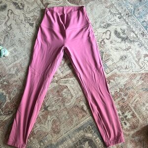 Lululemon pink leggings